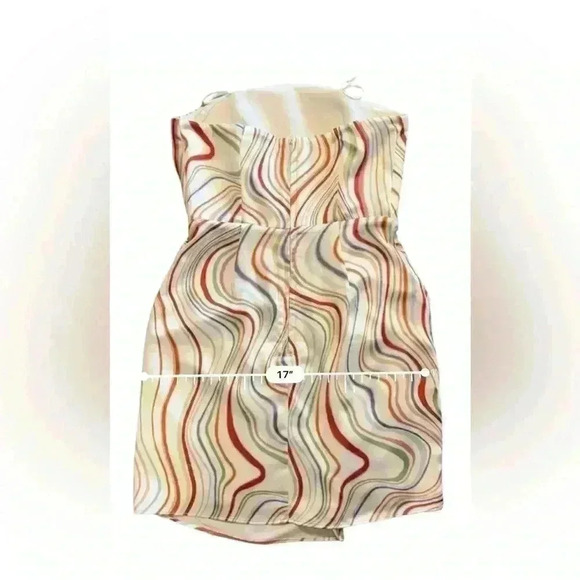 C/MEO Collective My Way Rainbow Mini Strapless Dress Size Small NWT - Picture 7 of 8